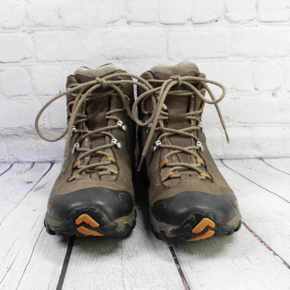 OBOZ Bridger Mid B-Dry Brown Waterproof Hiking Trail Boots Size US 12 - Picture 4 of 9